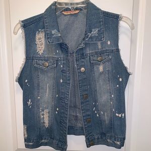 Denim vest